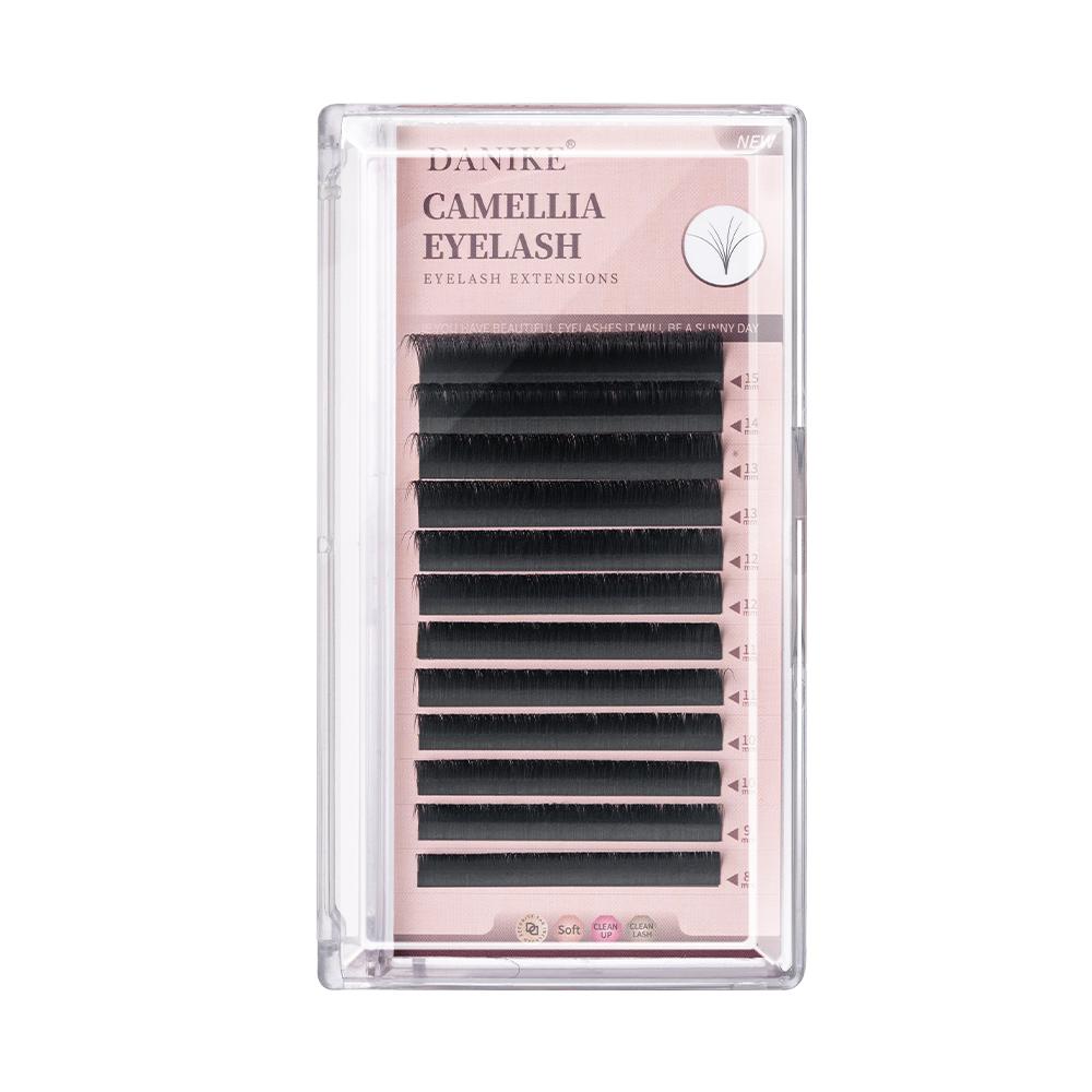 

DANIKE Camellia Eyelash Extensions 0.05/0.07mm D Curl 8-15mm Mix 3 Length Gradient Lashes