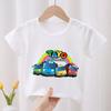 Tayo the Little Bus Print Kids T-shirt Children's Clothes 2026 Summer Cartoon Cute Baby Girls Clothing Boys Short Sleeve T Shirt