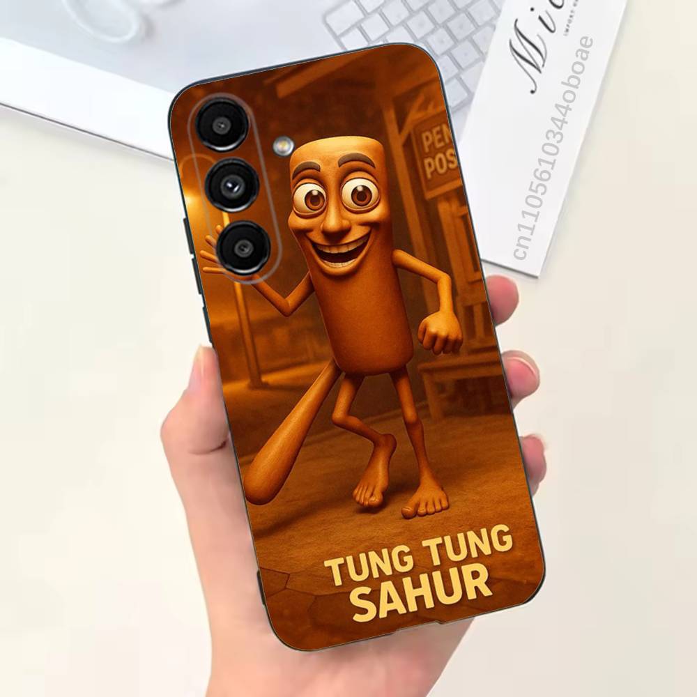 

Tung Tung Tung Sahur Чохол для телефону Samsung S25,24,21,22,23,20,S30,Ultra,Plus,Fe,Lite,Note,5G Чорний SamsungS21ULTRA