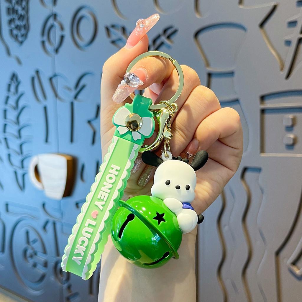 Kuromi My Melody Pompompuri Pochacco Cute Bell Doll Pendant Keychain For Giftgiving And Party Decor