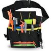 Multifunctional Tool Waist Bag with Multiple Pockets Adjustable Waist Strap Organizer for Tools, Screwdrivers,Tapes,Electricians