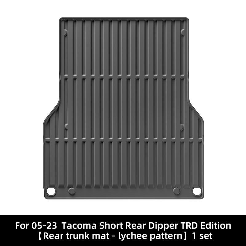 Stain-Resistant TPE Floor & Rear Bed Mats for 2004-2024 Toyota Tacoma