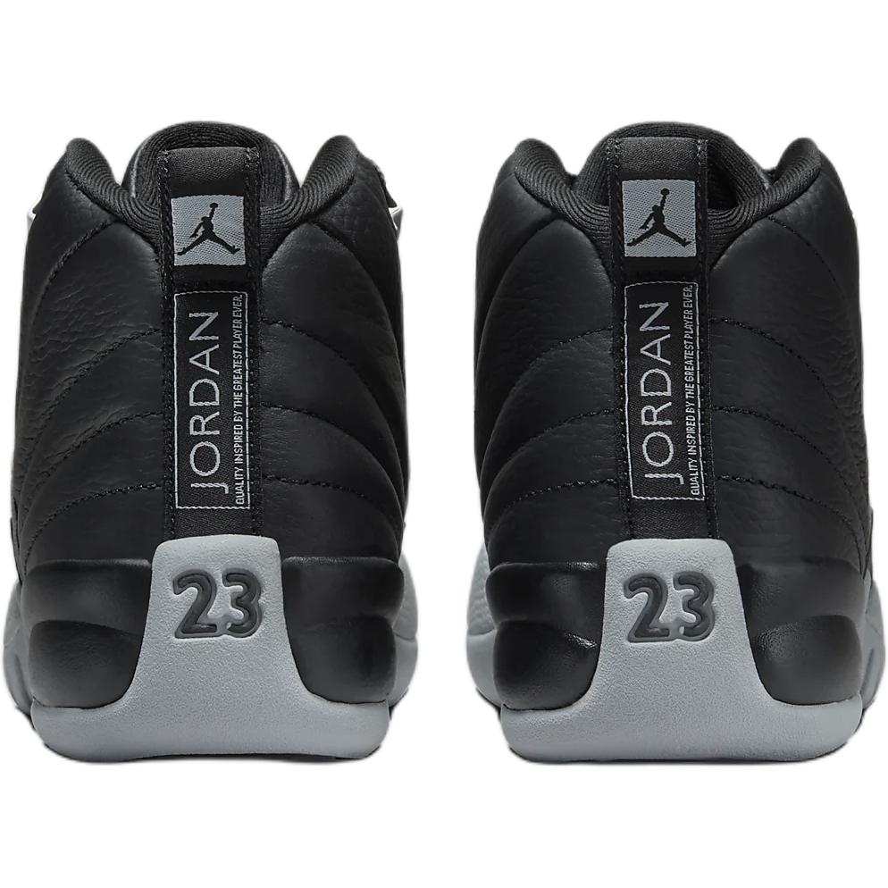 New Jordan Air Jordan 12 Wear-Resistant High-Top Children's Basketball Shoes Black Teenagers 153265-010