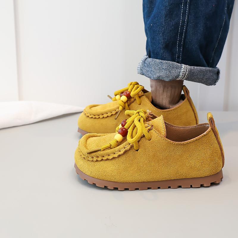 Kids Casual Shoes for Girls New Autumn Toddler School Uniform Loafer Soft Sole Breathable Versatile Kids Outdoor Play Shoes