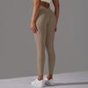 Naked, Skin Friendly, Hip Lifting Yoga Pants With No Awkward Lines, Leggings, High Waisted, Elastic Fitness Pants, Women's Cropped Pants