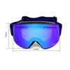 Winter Ski Goggles Adult Double-layer Lens Men Anti-fog Sun Glasses Women UV Protection 400 Snowboard Outdoor Use Wind Resistant Skiing Eyewear