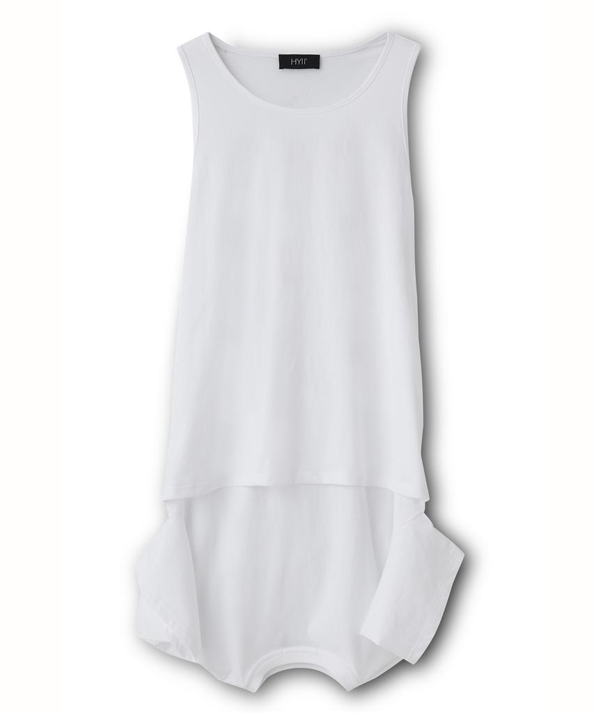 HYII Unisex Hybrid Two-Way T-Shirt [White]