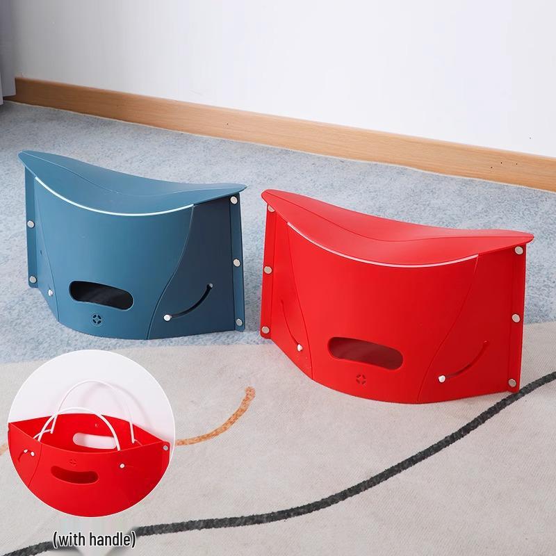 Jin Fu Portable Folding Plastic Stool for Travel and Outdoor Use