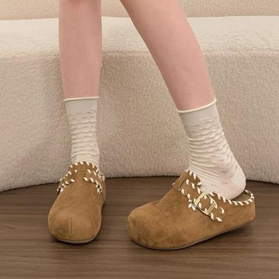 Herbst Neu Dicke Sohle Höhensteigernd Rutschfest Damen Schuhe Lässig und Bequem Halbschuhe 2026