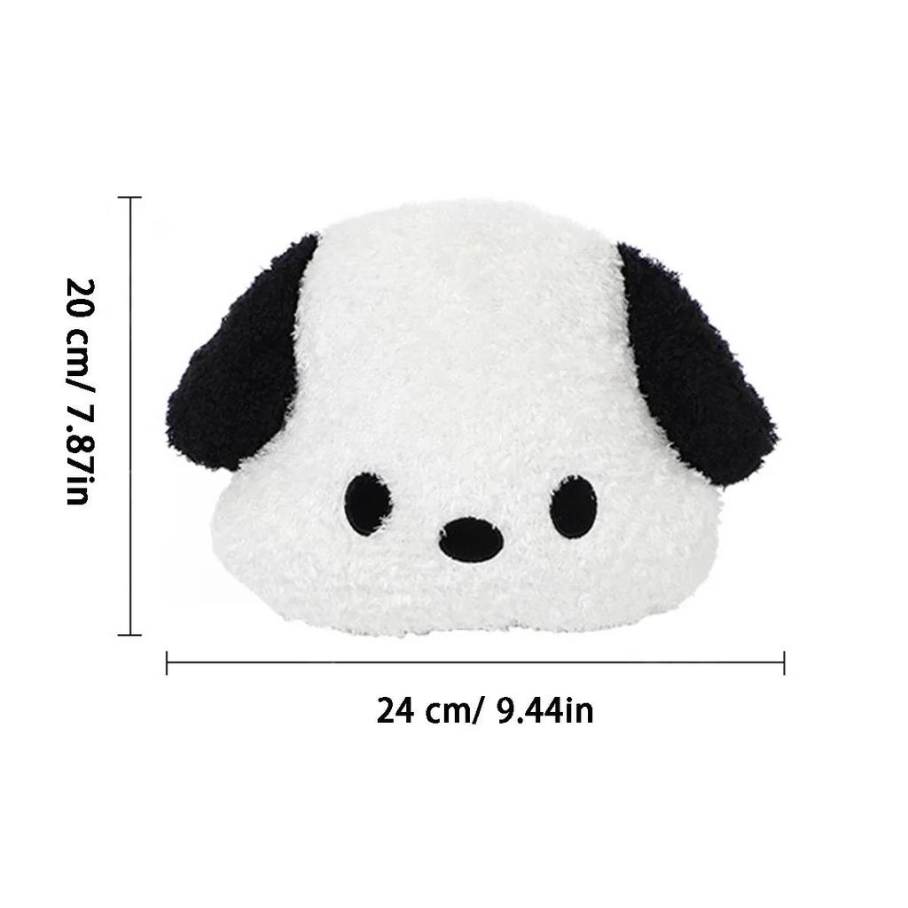 1pcCartoon car headrest neck pillow cute plush dog comfortable car headrest four seasons general car headrest