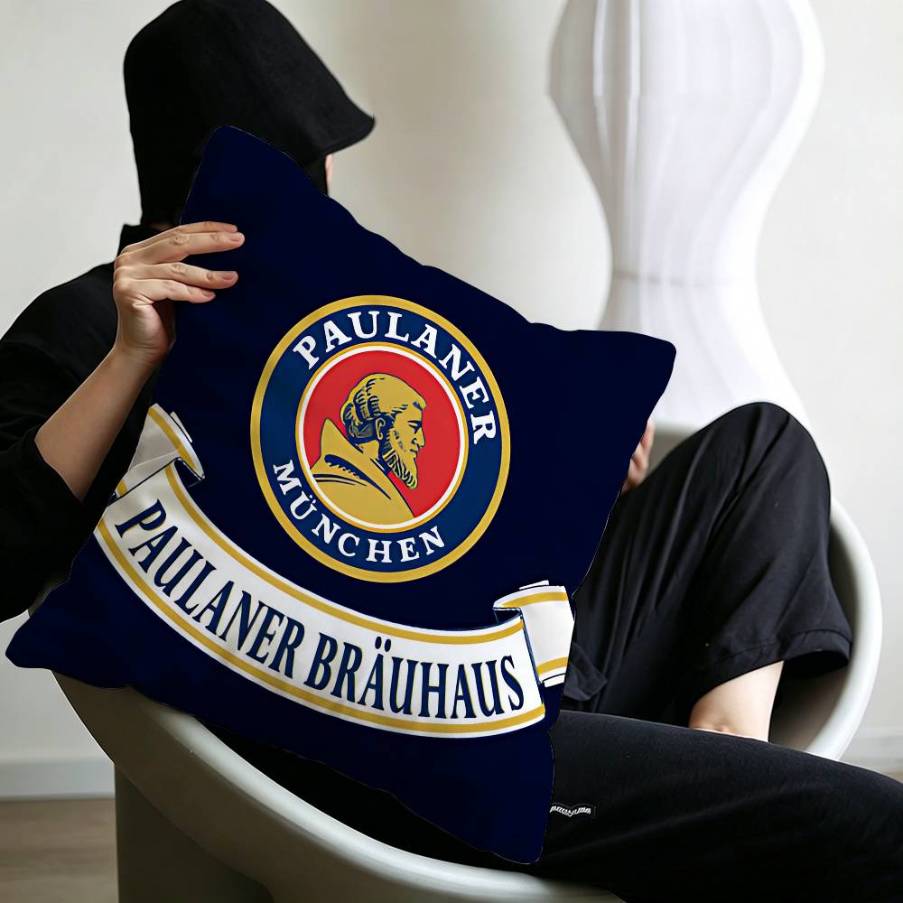 Deutsches Bier Paulaners Kissen Geschenk Home Office Dekoration Kissen Schlafzimmer Sofa Auto Kissenbezug Kissenbezug