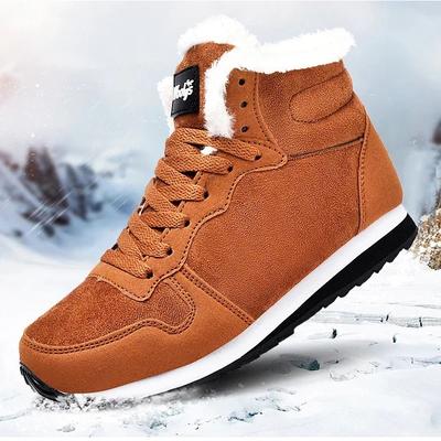 Stivali Invernali in Cotone per Coppia Caldi e Pelosi Stivali da Neve Alti Sneakers da Uomo Stivaletti Invernali da Uomo Stivali con Plateau Taglia 48 Botas Hombre