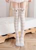 2020 Autumn/Winter Women's Coral Over-the-Knee Socks with Thickened Length and Cartoon Animal Patterns