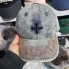 Cross Flower Denim Baseball Cap Street Hot Girl Travels Sun Brim Hat Baseball Cap Women New Style
