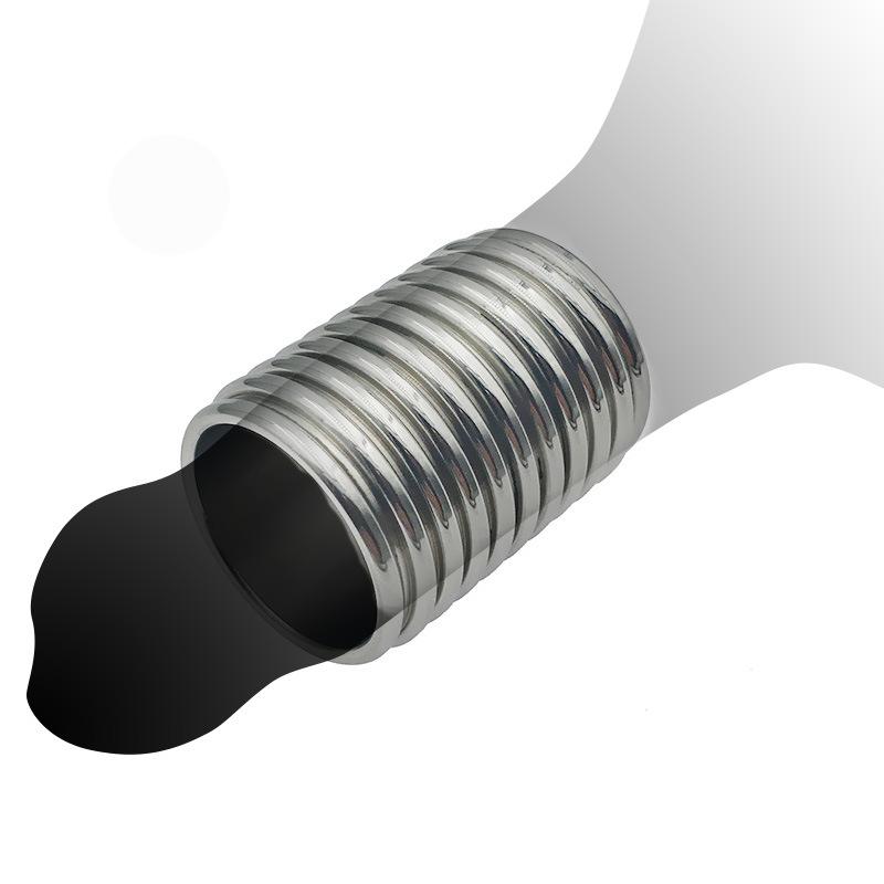 Stainless Steel Thread Penis Ring Penis Set Sex Toys Couple Passion Alternative Pleasure Sex Toy Exercise Aid