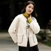 [Chinese Style Buckle] Autumn and Winter Design Sense Fur Coat Fashionable and Versatile Short Coat for Women