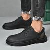 Casual men's leather shoes Trendy minimalist design style Outdoor Fashion Party Daily Business Office Youth Men's quality Shoes