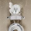 Butterfly Suction Cup Mop Clip Wall Mounted With Hook Mop Holder Space-Saving Reusable Mop Rack Hook Broom Fixed Bracket