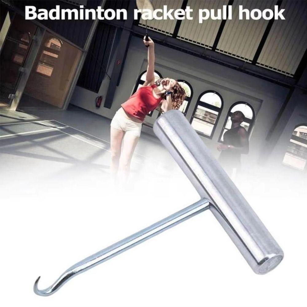 Badminton Tennis Stringing Hook Stainless Steel String Assistance Puller Exercise Equipment