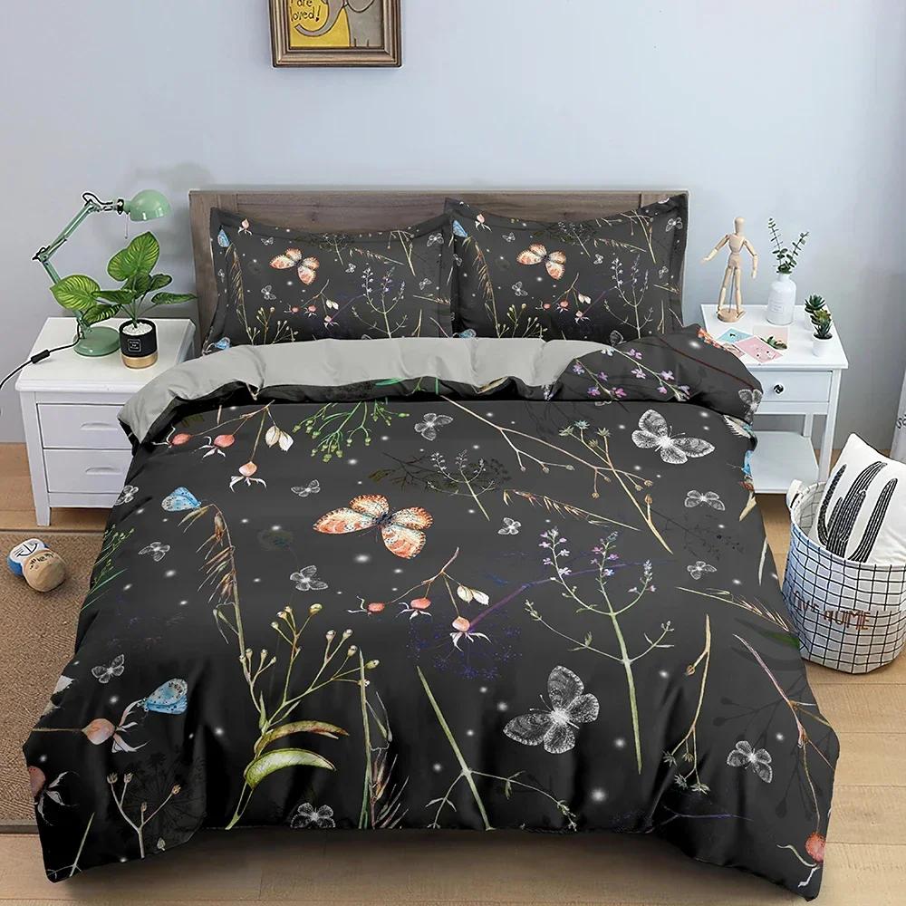 Luxury New 3D Print Natural Scenery Duvet Cover Set Moonlight Shadow Bedding Set Comforter Cover Queen King Size Home Textiles