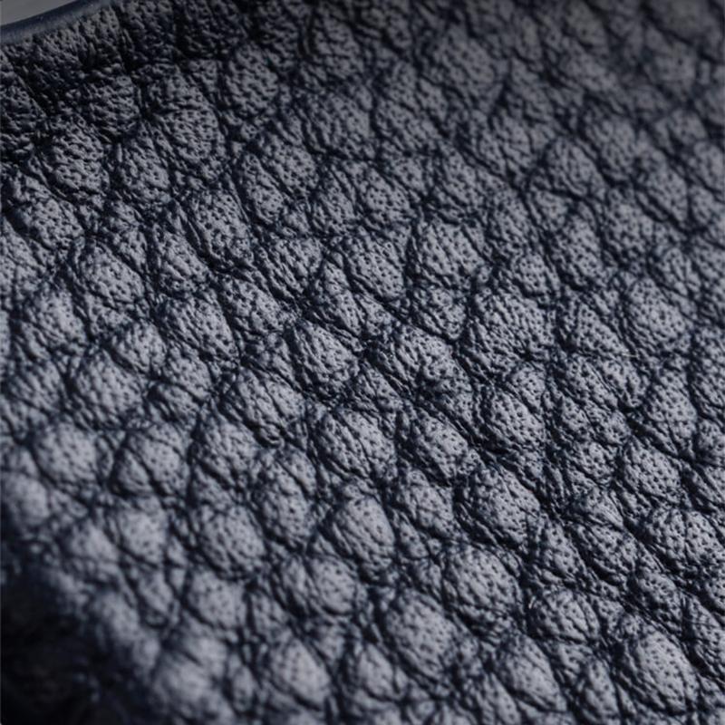 MELKCO Cellphone Case for Google Pixel 7 5G Genuine Cow Leather Coated PC Scratch Proof Cover