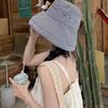 New Bucket Hat Women's Summer Double-sided Large Brim Sunshade Sun Protection Hat Face Protection UV Sun Hat