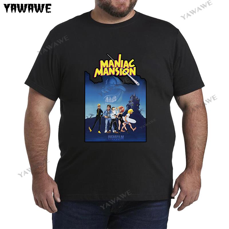 

Maniac Mansion TShirt Lucasfilm Games 1987RetrogamingMonkey Island show original title mens harajuku style t shirts tops 4XL