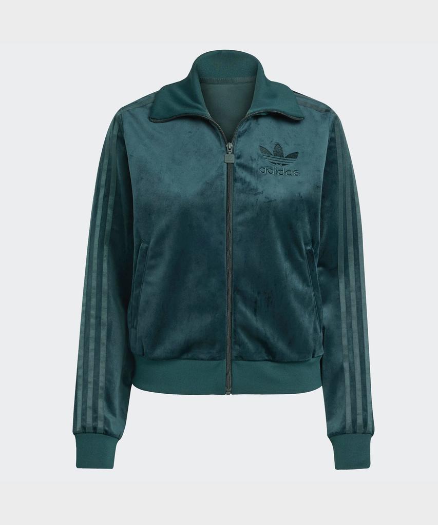 ADIDAS Velour Track Top - Aura Ivy / Jy2589