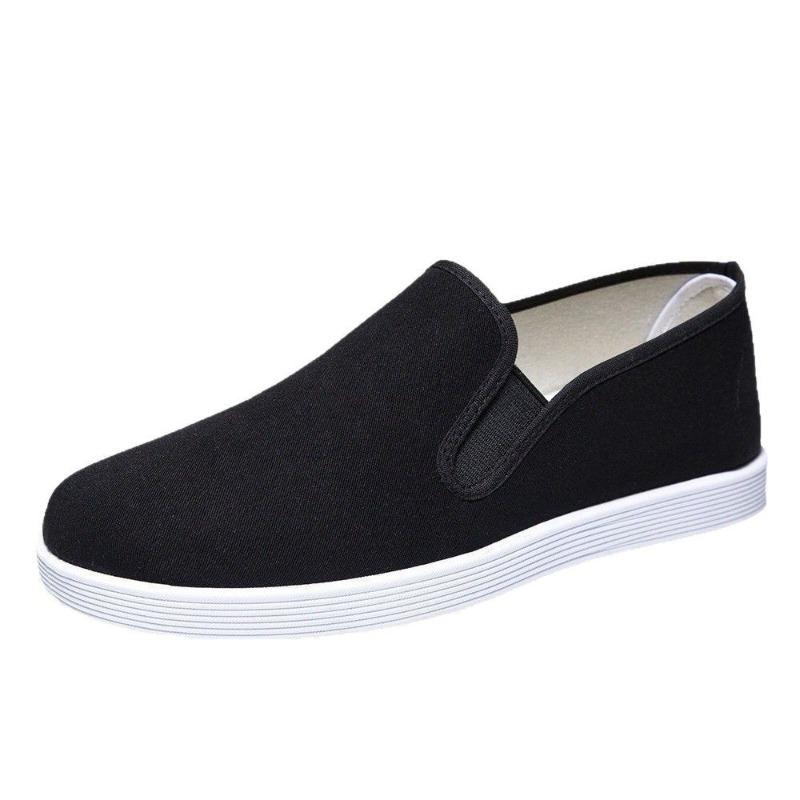 Summer New Men's Shoes Are Breathable and Do Not Stink. Men's Old Beijing Cloth Shoes Fly-woven Soft-soled One-pedal Casual Cloth Shoes