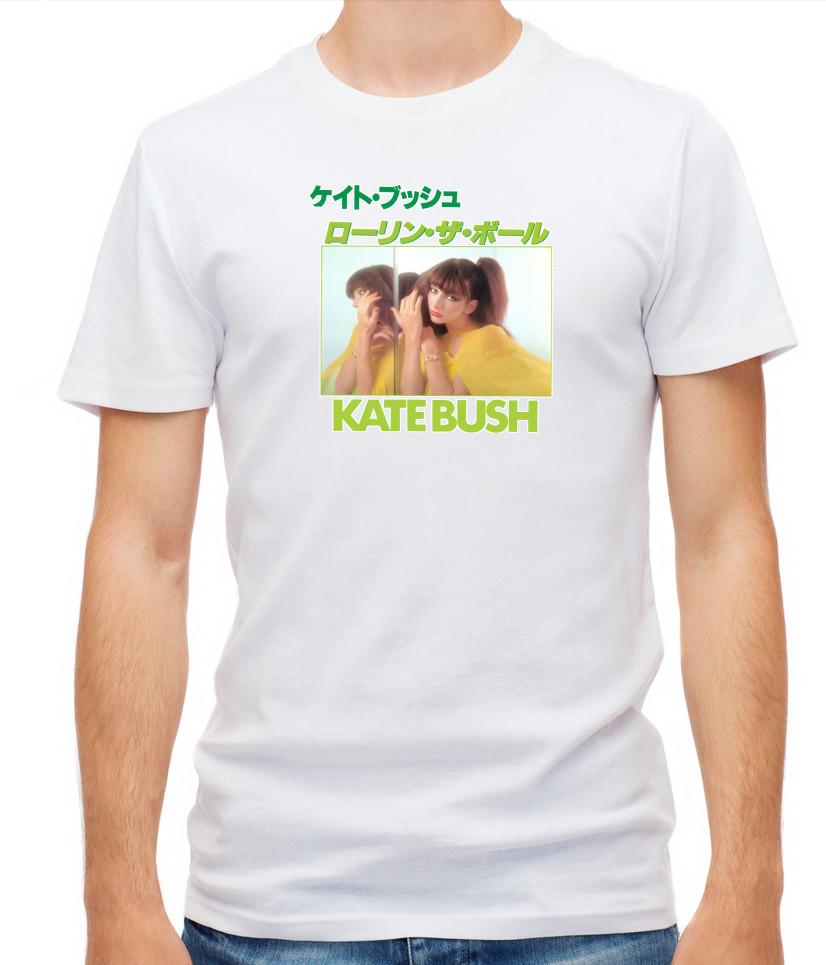 Kate Bush Japan Drama White/Black Short Sleeve Men T Shirt K582 3XL