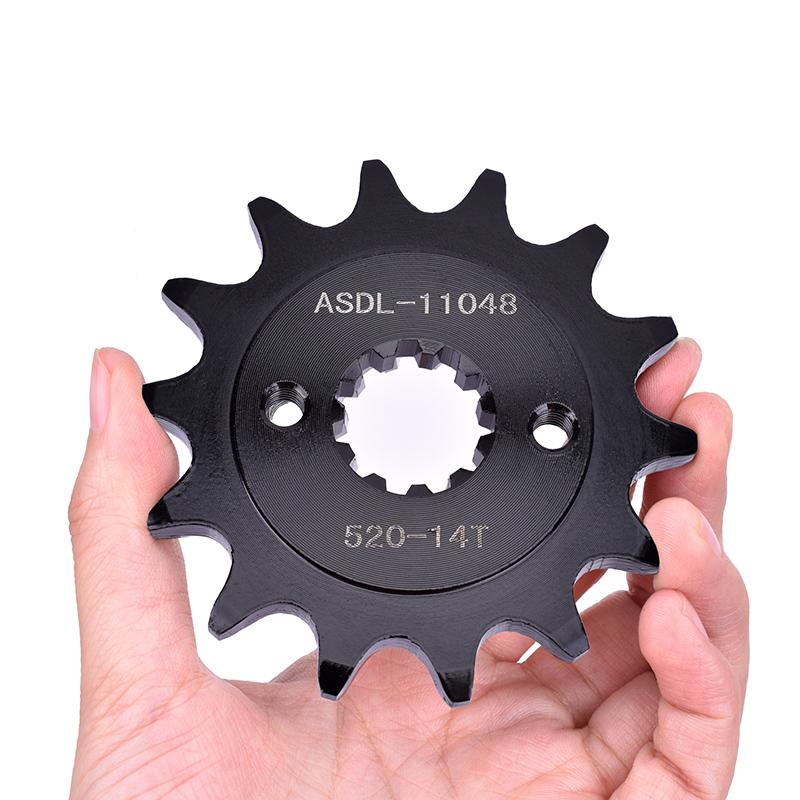 520-14T 520 14 Tooth 14T Drive Front Sprocket Gear For Honda CRF250 CBF250 R CBR250 R CB300 CBF300 CBR300 CMX300 17-18 CBF 250