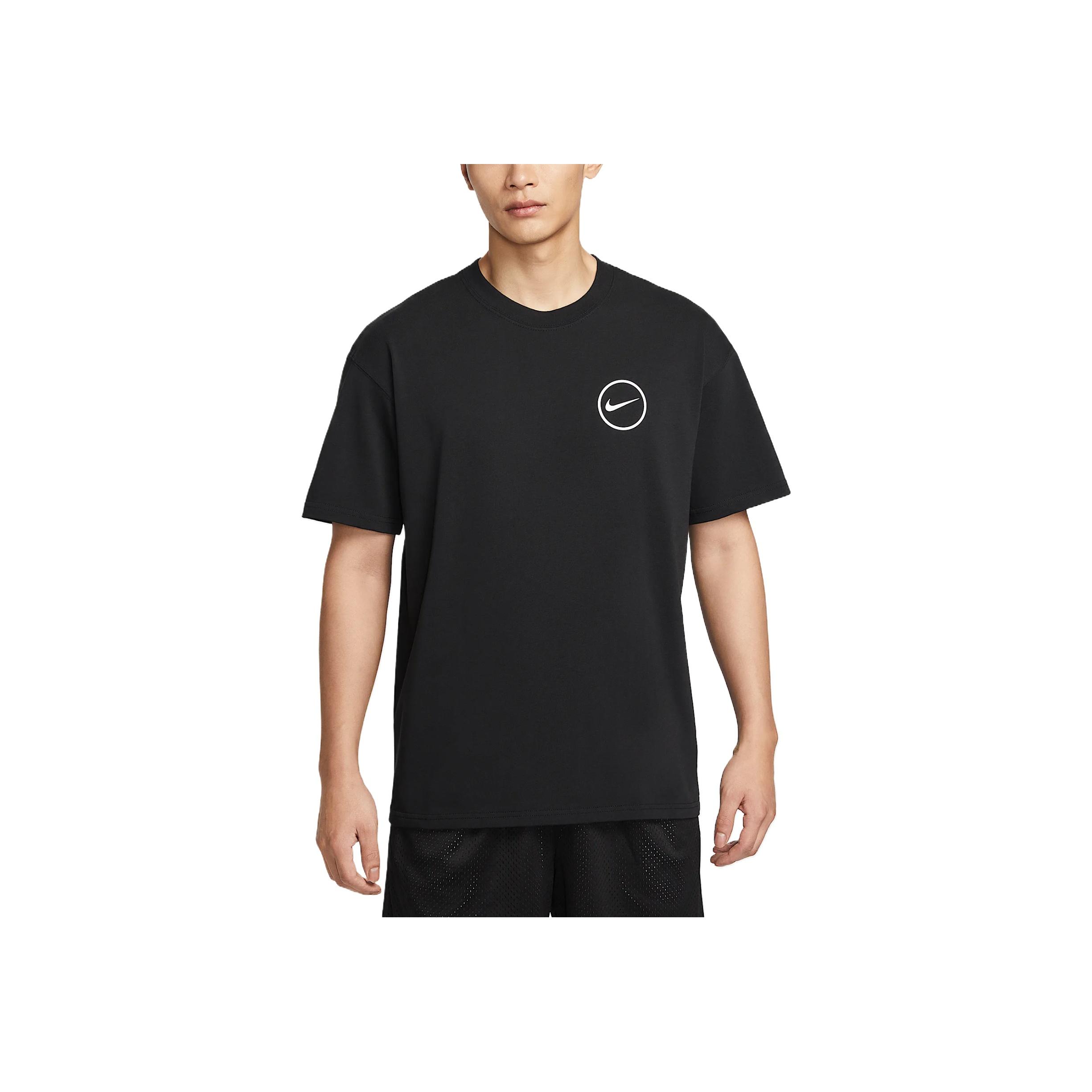 Nike Comfortable Fashionable Fitted Versatile Short Sleeve T-Shirt Men Tops Black HJ3407010 3XL