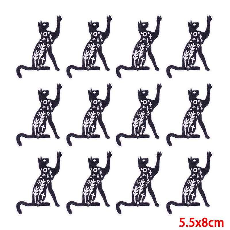 10 teile/los Großhandel Stickerei Patch Eisen Auf Patches Für Kleidung Patches Auf Kleidung Jacken Dekor Applikation Nähen Liefert