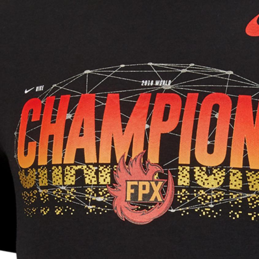 Nike Tricou sport Esports FPX cu mânecă scurtă pentru bărbați Topuri negru DD0203-010