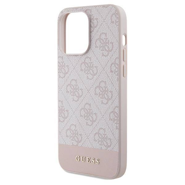 Guess Guhcp14Lg4Glpi Iphone 14 Pro 6,1 Różowy/Pink Hard Case 4G Stripe Collection