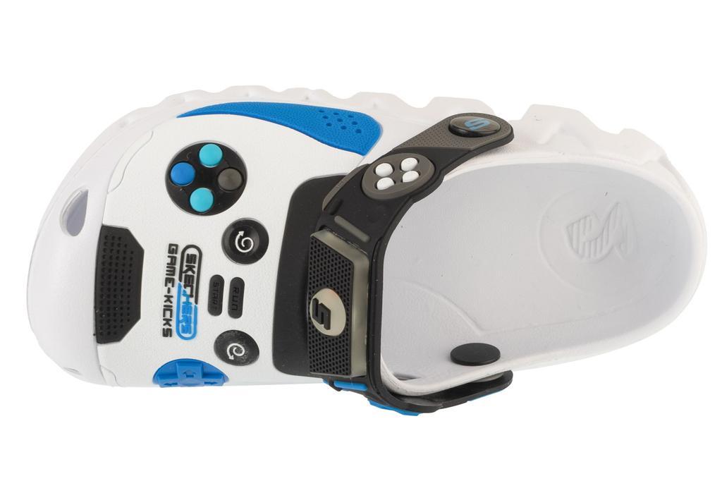 Skechers Schaumstoffschuhe: Zaggle - Hydro-Pointz, für Jungen weiße Pantoletten