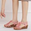 Wedges Roma Shoes for Women 2025 Summer Bohemian Flower Vacation Beach Sandals Size 36 42 Sandalias De Mujer Women's Sandals