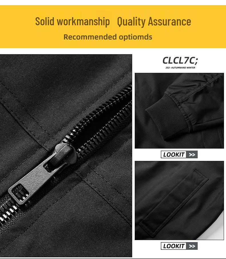 Męska kurtka pilotka z wysokiej półki 2025: Fajny, buntowniczy styl baseballowy na wiosnę/jesień