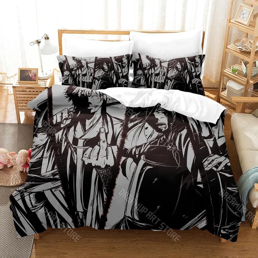 3D Printed GINTAMA Gintoki Sakata Bedding Set for Boys Girls Duvet Cover Pillowcase Twin Queen King Full Single Double Sizes
