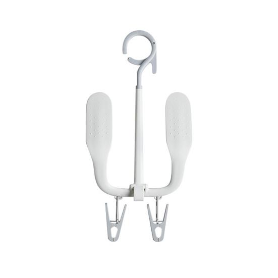 Rotating Double Hooks Windproof Anti-skid Household Shoe Drying Rack Hanger