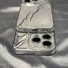 Simple Black and White Lightning Suitable for Iphone17promax Mobile Phone Case Transparent Apple 15 Anti-drop 14pro13/16