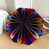 1pc Colorful Wheel Automatic Open/Close Umbrella, Folding Compact Umbrella with Lightweight Design for Women/Men yy251028225