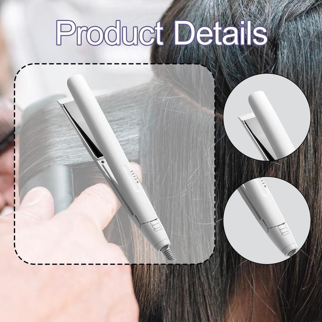 Flat Iron Hair Straightener Curling Portable Gifts Fast Heating Lightweight