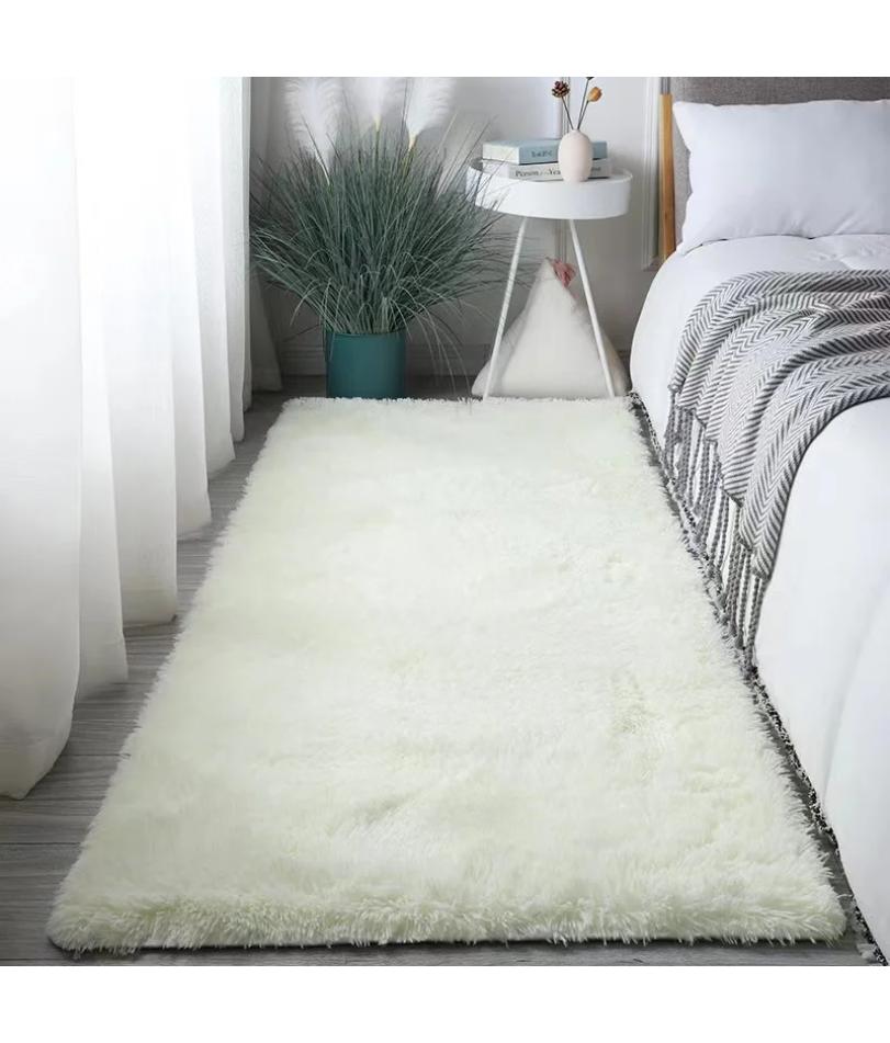 Silk Wool Rugs Women's Room Rug Floor Mats Room Carpet Bedroom Foot Bed Sleeping Room Rugs Mats In The Bedroom