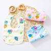 5PC Baby Bib Velvet Waterproof Feeding Baby Girls Boys Towel