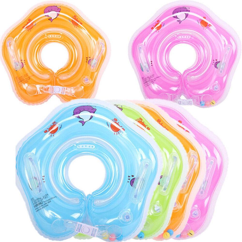 Toddler Newborn Inflatable Baby Swimming Collar Toys Float Safety Aid Toys UK