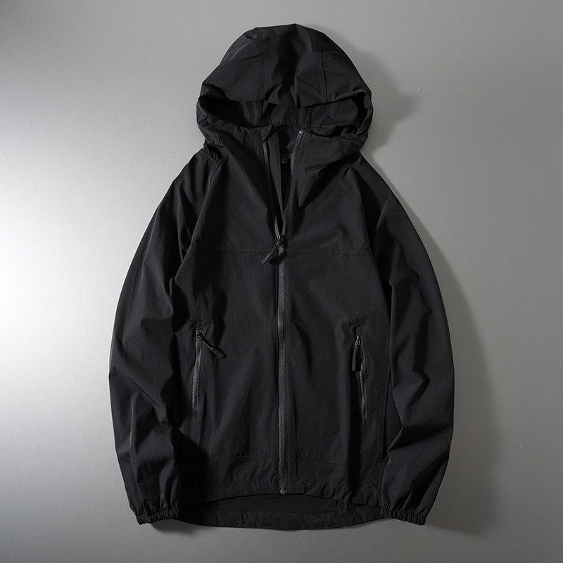 Fashion Brand Outdoor Spring and Autumn Waterproof Cut Label Men's Shell Jacket