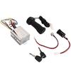 24V 350W Two Speed Controller Electric Door Lock Throttle Handle Charging Port Aviation Head Kit Electric Bike