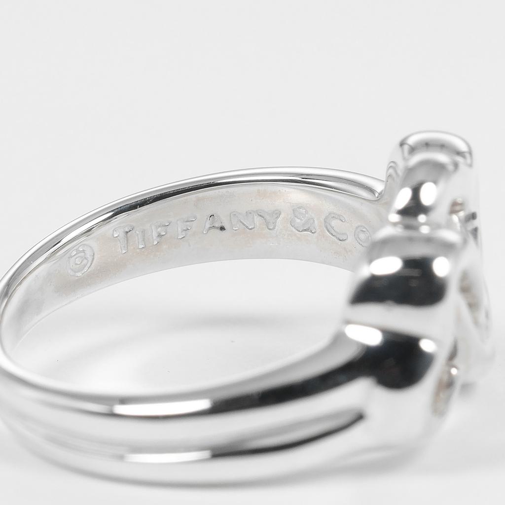 TIFFANY&Co. Dreifach-Herz-Ring Silber925 #4.1(US-Grösse) 3.55g Frauen Gebraucht