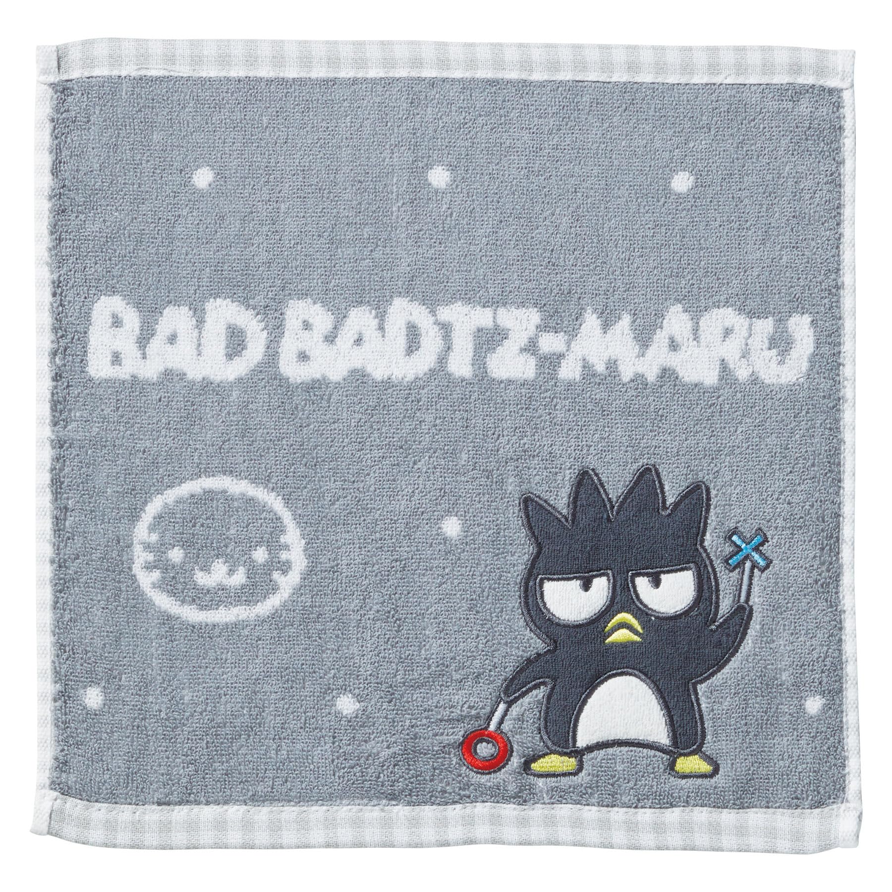 

Marushin Carry Hand Sanrio Cute Compact Character Antibacterial and Odor 3005067000 Towel, Towel, Badtz-Maru, Badtz-Maru, Handkerchief, Design,